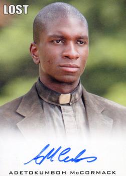 2011 Rittenhouse Lost Relics - Autograph Cards #NNO9 Adetokumboh McCormack Front
