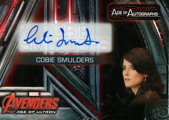 2015 Upper Deck Avengers Age of Ultron - Age of Autographs #AA-CV Cobie Smulders Front