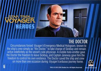 2015 Rittenhouse Star Trek: Voyager: Heroes and Villains #6 The Doctor Back