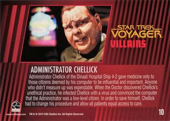 2015 Rittenhouse Star Trek: Voyager: Heroes and Villains #10 Administrator Chellick Back