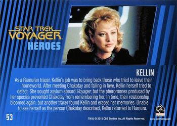 2015 Rittenhouse Star Trek: Voyager: Heroes and Villains #53 Kellin Back