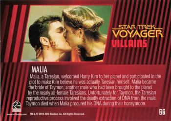 2015 Rittenhouse Star Trek: Voyager: Heroes and Villains #66 Malia Back