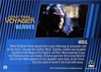 2015 Rittenhouse Star Trek: Voyager: Heroes and Villains #69 Miral Back