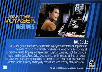2015 Rittenhouse Star Trek: Voyager: Heroes and Villains #90 Tal Celes Back