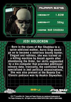 2015 Topps Chrome Star Wars Perspectives Jedi vs. Sith #39-J Aurra Sing Back