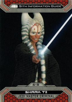 2015 Topps Chrome Star Wars Perspectives Jedi vs. Sith #6-S Shaak Ti Front