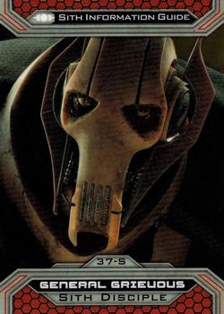 2015 Topps Chrome Star Wars Perspectives Jedi vs. Sith #37-S General Grievous Front