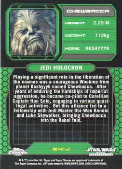2015 Topps Chrome Star Wars Perspectives Jedi vs. Sith #24-J Chewbacca Back