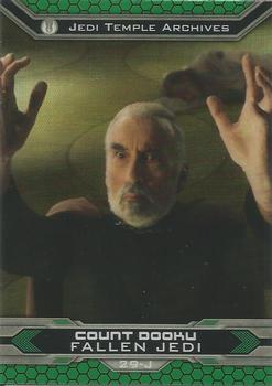 2015 Topps Chrome Star Wars Perspectives Jedi vs. Sith #29-J Count Dooku Front