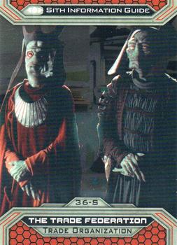 2015 Topps Chrome Star Wars Perspectives Jedi vs. Sith #36-S The Trade Federation Front