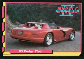 1992 PYQCC Muscle Cards II #3 93 Dodge Viper Front