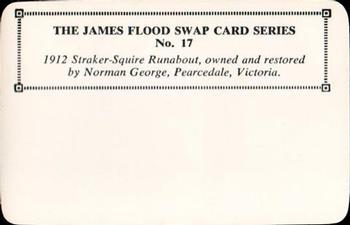 1968 James Flood Swap (Australia) #17 1912 Straker-Squire Runabout Back