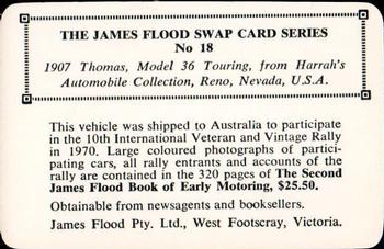 1968 James Flood Swap (Australia) #18 1907 Thomas Model 36 Touring Back