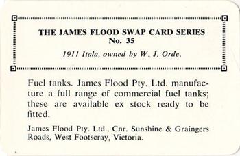 1968 James Flood Swap (Australia) #35 1911 Itala Back