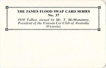 1968 James Flood Swap (Australia) #37 1910 Talbot Back