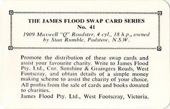 1968 James Flood Swap (Australia) #41 1909 Maxwell 