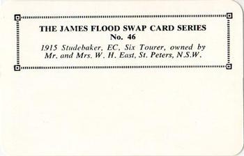 1968 James Flood Swap (Australia) #46 1915 Studebaker, EC, Six Tourer Back