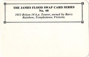 1968 James Flood Swap (Australia) #60 1913 Briton 14 h.p. Tourer Back