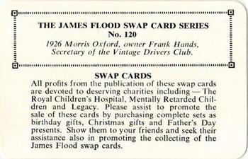 1968 James Flood Swap (Australia) #120 1926 Morris Oxford Back