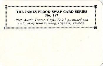1968 James Flood Swap (Australia) #187 1926 Austin Tourer, 4 cyl., 12.9 h.p. Back
