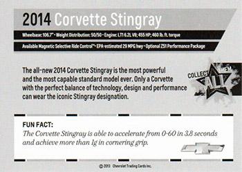 2014 Chevrolet - Series 1 #NNO 2014 Corvette Stingray Back