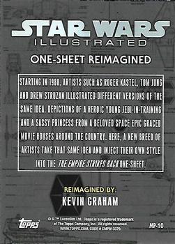 2015 Topps Star Wars Illustrated The Empire Strikes Back - One Sheet Reimagined #MP-10 Kevin Graham Back