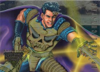1995 Fleer Skeleton Warriors - PowerBlast #1 Prince Lightstar Front