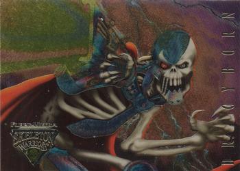 1995 Fleer Skeleton Warriors - PowerBlast #6 Dr. Cyborn Front