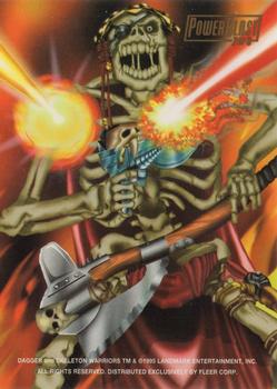 1995 Fleer Skeleton Warriors - PowerBlast #7 Dagger Back