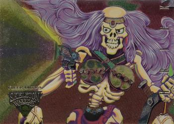 1995 Fleer Skeleton Warriors - PowerBlast #8 Shriek Front