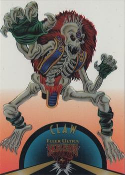 1995 Fleer Skeleton Warriors - Suspended Animation #9 Claw Front