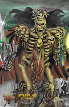 1995 Fleer Skeleton Warriors - Ultraprint #NN0 Baron Dark Front