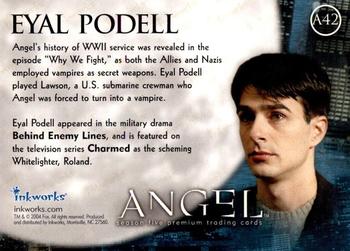 2004 Inkworks Angel Season 5 - Autographs #A42 Eyal Podell Back