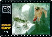 1997 Smiths Crisps Star Wars Movie Shots #17 Wampa Front