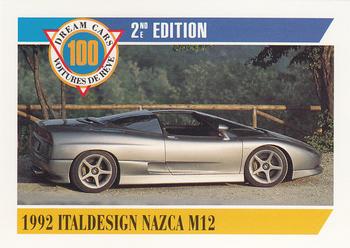 1992 Panini Dream Cars 2nd Edition #8 1992 Italdesign Nazca M12 Front