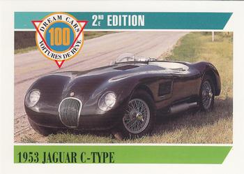 1992 Panini Dream Cars 2nd Edition #34 1953 Jaguar C-Type Front