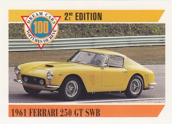 1992 Panini Dream Cars 2nd Edition #55 1961 Ferrari 250 GT SWB Front