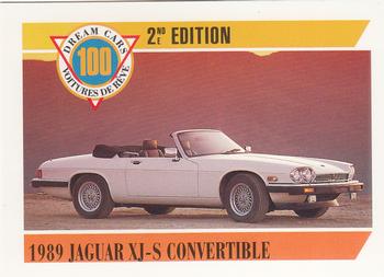 1992 Panini Dream Cars 2nd Edition #68 1989 Jaguar XJ-S Convertible Front