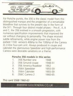 2003 Golden Era Porsche 356 (1950-65) #NNO Porsche 356 1950-65 Back