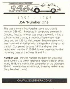 2003 Golden Era Porsche 356 (1950-65) #1 356 'Number One' Back