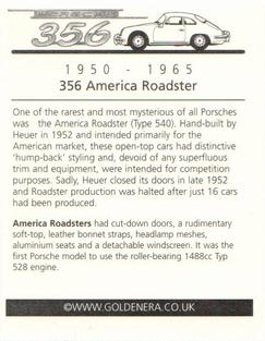 2003 Golden Era Porsche 356 (1950-65) #3 356 America Roadster Back