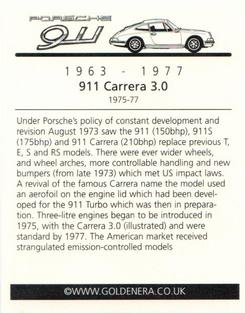 2003 Golden Era Porsche 911 (1963-77) #5 911 Carrera 3.0 Back