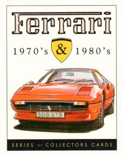 2003 Golden Era Ferrari 1970s and 1980s #NNO Ferrari 1970's & 1980's Front