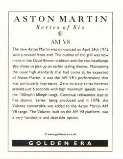 1993 Golden Era Aston Martin #6 Aston Martin AMV8 Back