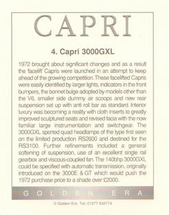 1995 Golden Era The Ford Capri #4 Ford Capri 3000GXL Back