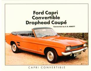 2007 Golden Era Capri Mk1 1969-74 #3 Capri Convertible Front