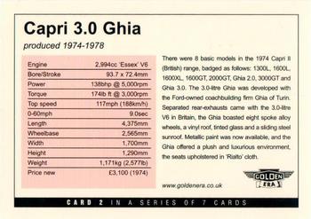2004 Golden Era Capri Mk II Performance Models 1974-78 #2 Capri 3.0 Ghia Back
