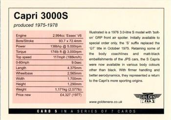 2004 Golden Era Capri Mk II Performance Models 1974-78 #5 Capri 3000S Back