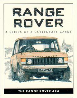 1996 Golden Era Range Rover #NNO Title Card Front