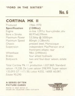 1996 Golden Era Ford In The Sixties #6 Cortina MK II Back